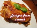 Lasagna From Scratch with Bechamel Sauce - Recipe # 2
