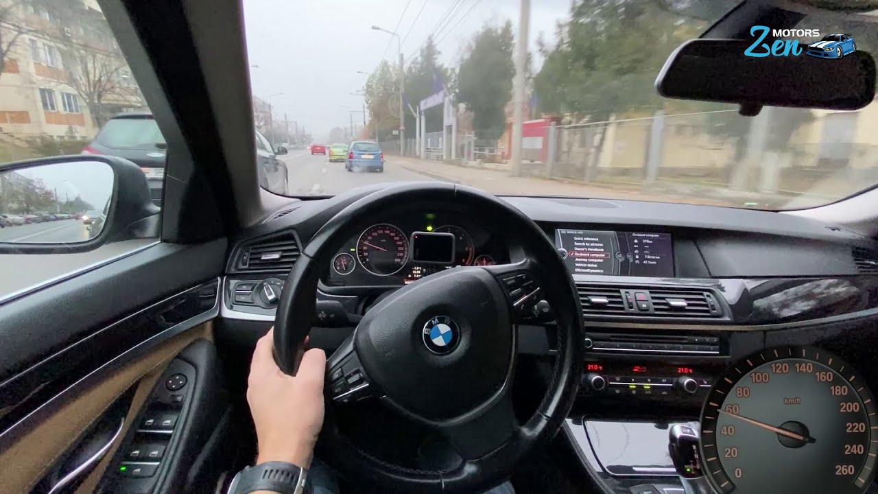 2017 BMW series 5 F10 520d xDrive - POV TEST DRIVE 