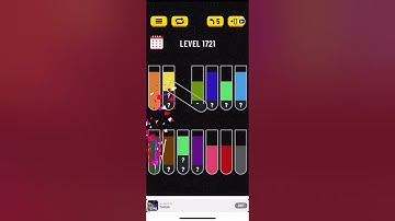 Water Sort Puzzle level 1721