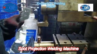cnc-controlled multi-point projection welding machine
