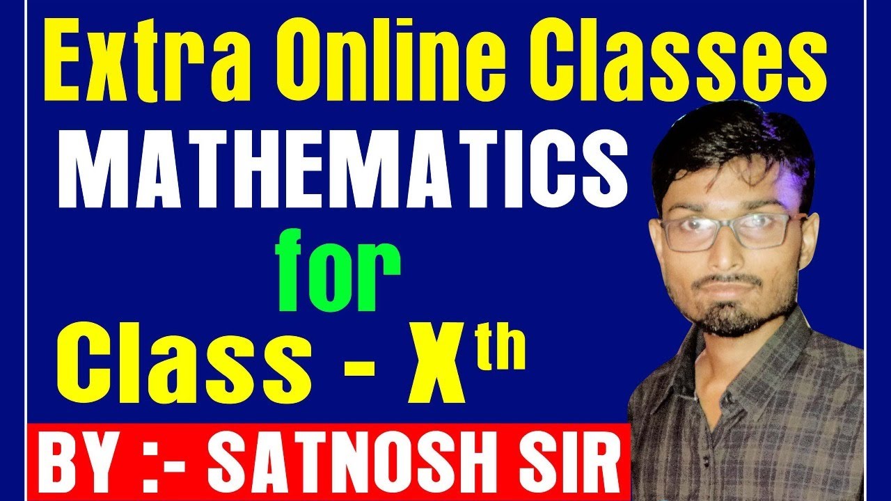 Math live Class10th (Ex. 3.5) Part 5 (By SantoshSir) YouTube