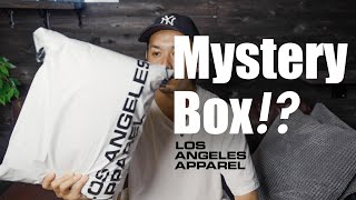 【LOS ANGELES APPAREL】ミステリーボックスっていう物を開封してみた【まさかの事件】