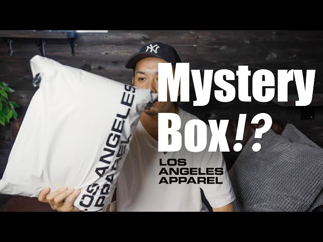 LOS ANGELES APPAREL] I opened something called a mystery box [An
