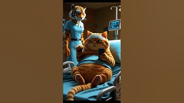 Cat in Hospital 🏨 #viralvideo #cat #shorts #shortvideo