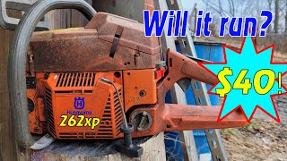 Will it run? Husqvarna 262XP chainsaw 257