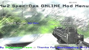 MW2 Spec Ops ISO mod menu 2012 XBOX 360 [Download]