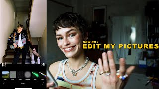 HOW I EDIT MY (phone) PICTURES (to look more like film) 🎞 | VANELLIMELLI