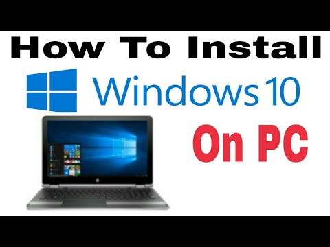 How To Install Windows 10 On PC - YouTube