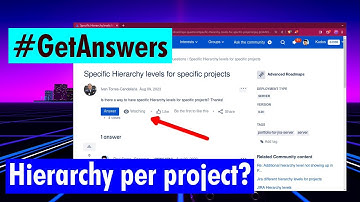 GetAnswers - Hierarchy per project
