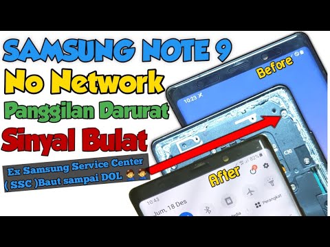 Samsung note 9 No Network
