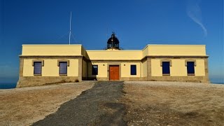 Faro de Cabo Prior en Covas, Ferrol, Galicia
