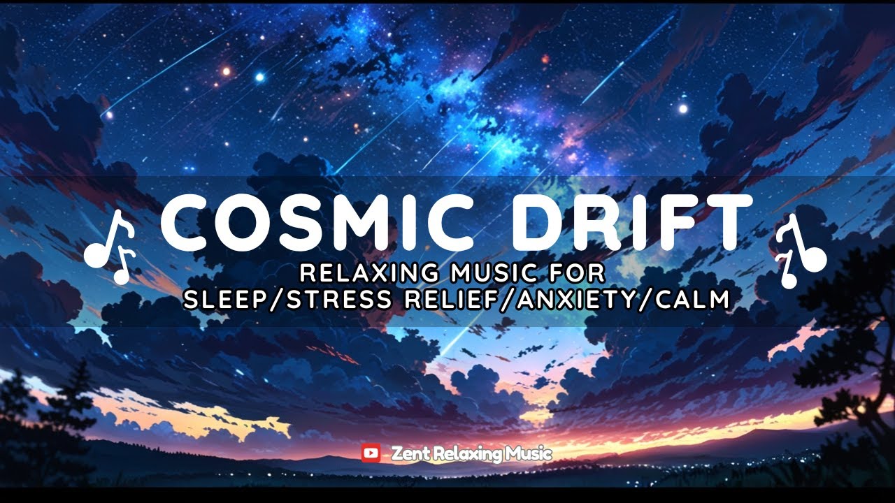 Cosmic Drift - Piano Relaxing Music For Studying, Working, Sleeping, Learning Stress, Meditation