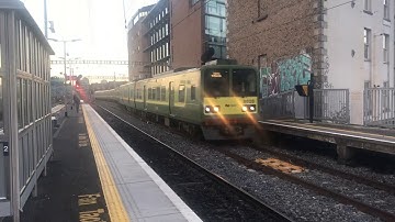 Irish Rail DART 8100, 8500, and 8520 Class EMUs at Grand Canal Dock (24/11/17)