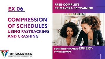 EX06- Compression of schedules | Fastracking and Crashing