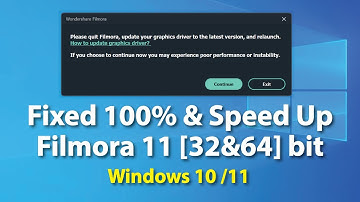 Please quit filmora update graphics driver to latest version |Filmora 11 | Fixed 100%