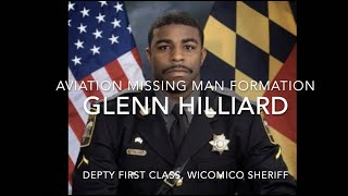 Deputy First Class Glenn Hilliard missing man formation
