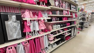 ASMR Organizing at Michaels 🩷🐈‍⬛👻🎨 (no talking, no tapping)