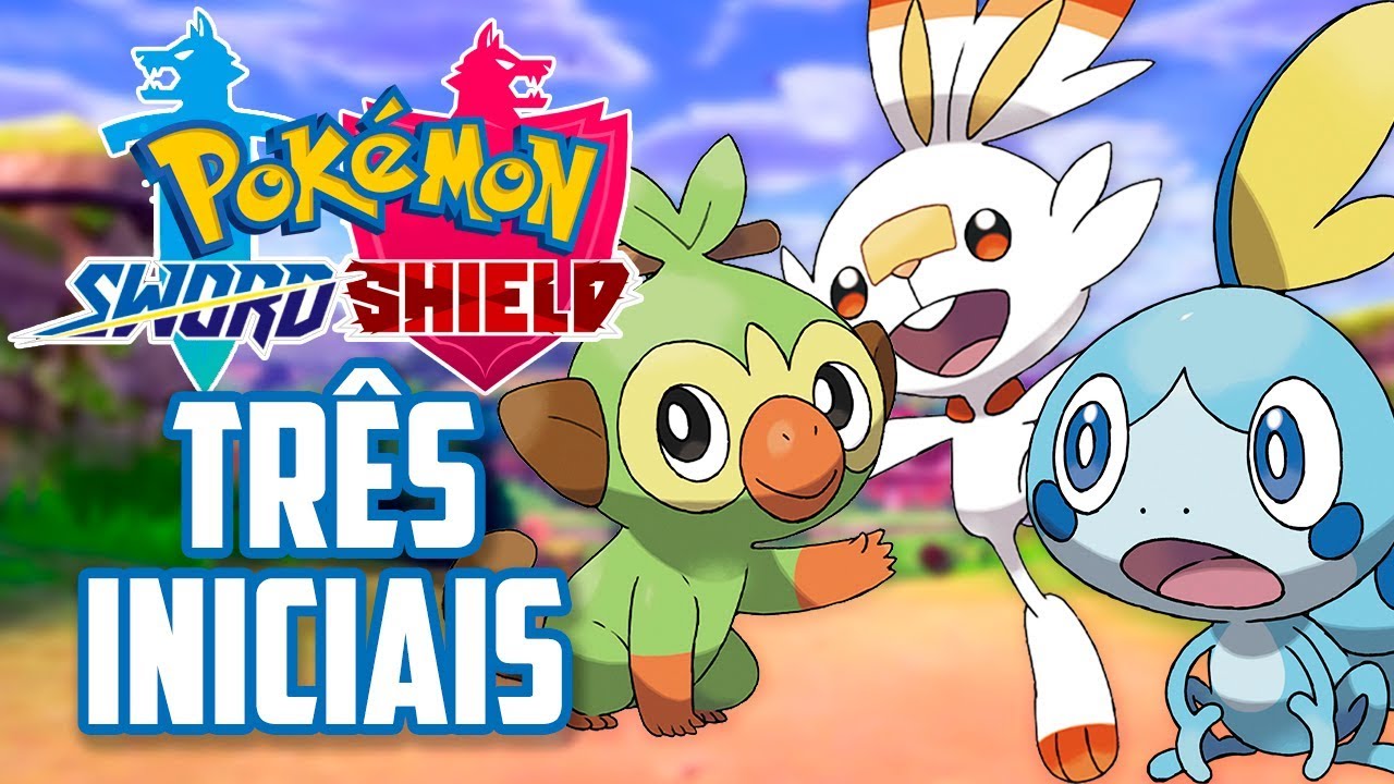 Pokemon sword and shield iniciais