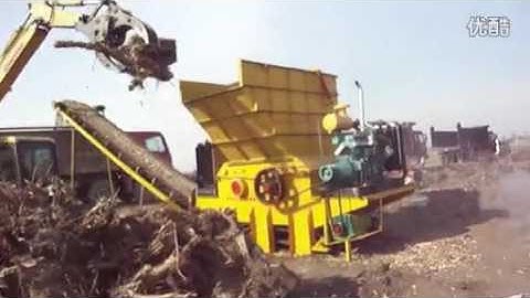 tree stump crusher,tree root crusher shredder machine,tree root chipper  working