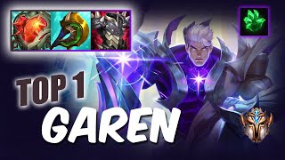 [Wild Rift] Garen TOP 1 - S12 Challenger ranked game + build