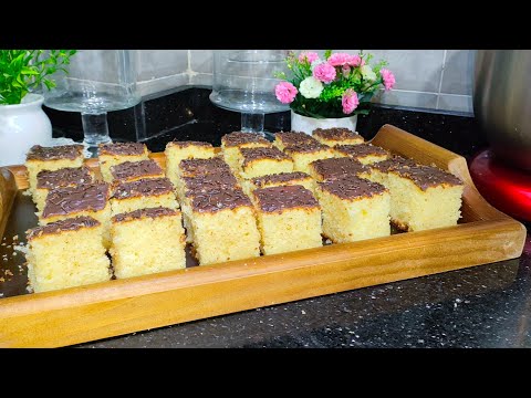 هاد الكيكة العملاقة راح ته سمانة كاملة كيك عائلي طالع خفيف و اقتصادي جربيها راح تولي مدمنة عليها