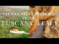 CHOCOLATE CHIP COOKIE PICNIC, TUSCANY, ITALY (Learn Italian)