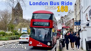 London Bus Ride 🇬🇧 Route 168 -  To Hampstead Heath | VIA Camden Town | Full Journey screenshot 4