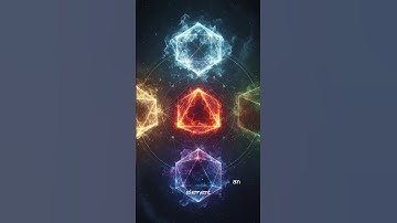 The 5 Platonic Solids are the only perfectly symmetrical 3D shapes in existence. 🔷✨