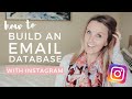 💥 5 Ways to BUILD an Email List with Instagram 💥