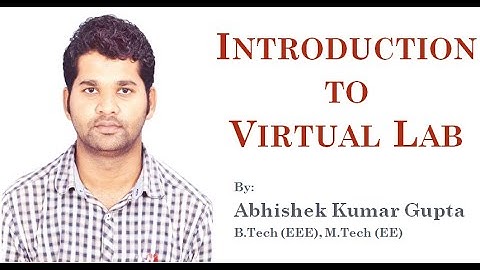 Introduction to Virtual Lab