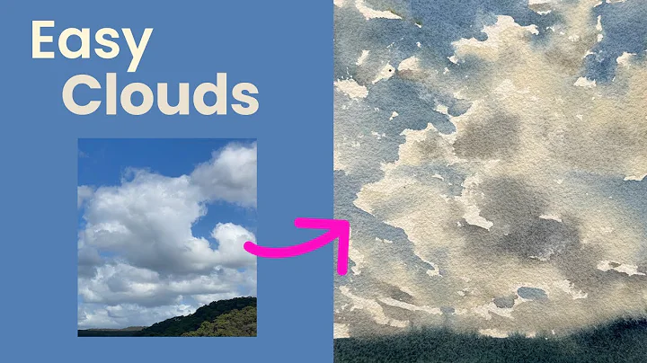 My top 3 tips for Clouds in watercolour - beginner step by step