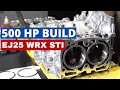 How To: Subaru WRX/STi EJ25 500HP Engine Assembly Short block Time Lapse