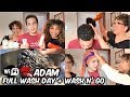 Wash N&#39; Go On My Son/Brother’s Curls! | ft. WiFi Adam + FULL Wash Day