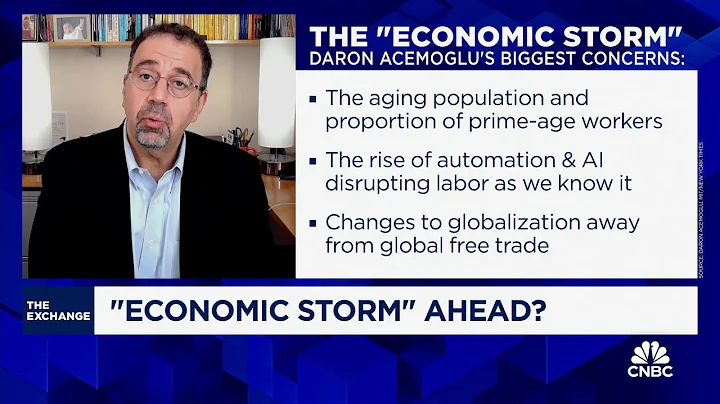 America is unprepared for 'economic storm' caused by AI, says MIT's Daron Acemoglu