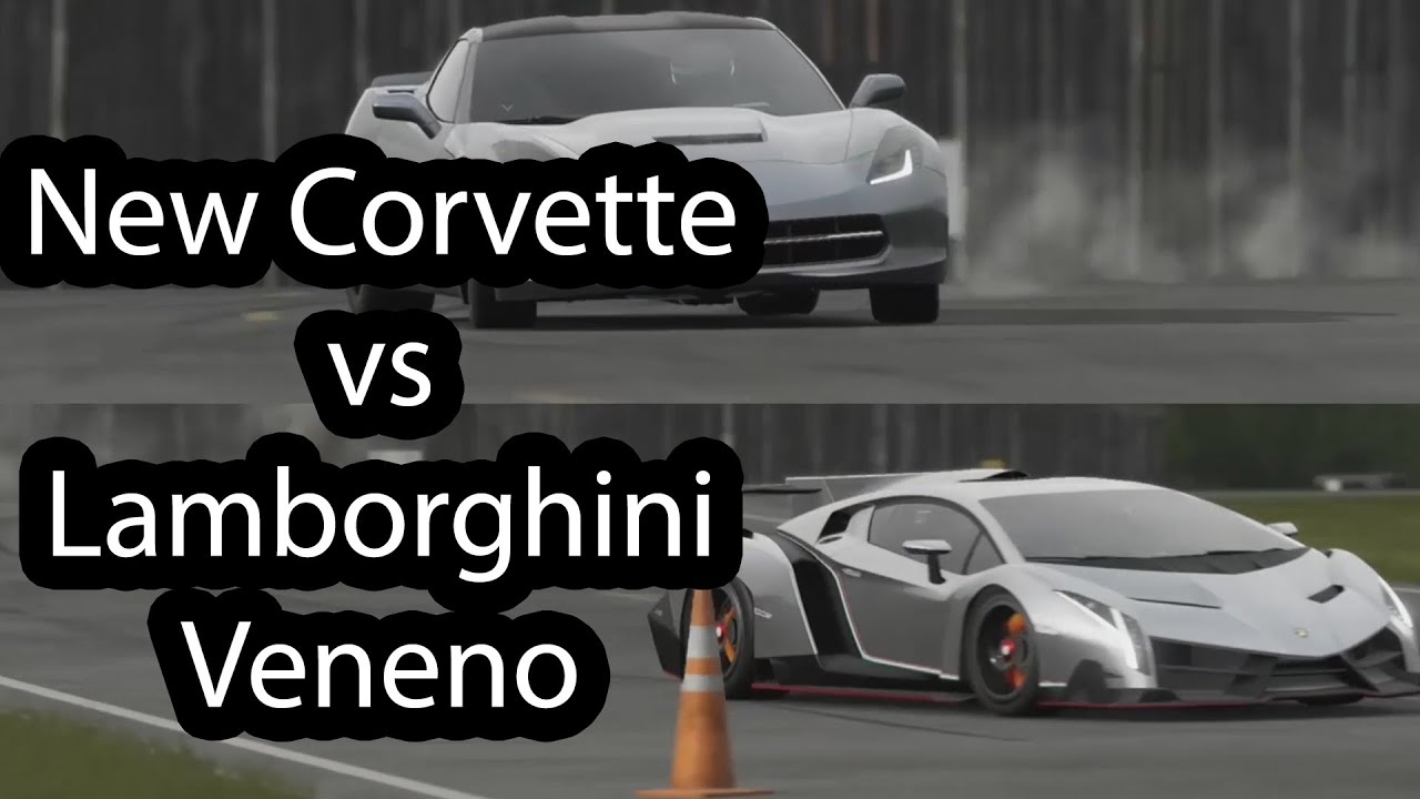 All New Corvette Vs Lamborghini Veneno You All New Corvette Vs Lamborghini Veneno