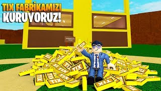  Tix Fabrikamızı Kuruyoruz Tix Factory Tycoon Roblox Türkçe