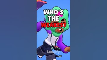 Who Is The Weakest Brawler In Brawl Stars!