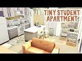 Tiny Student Apartment 🎓 || The Sims 4 Apartment Renovation: Speed Build