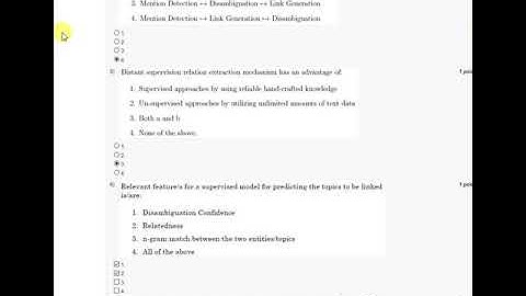 NPTEL WEEK 10 NATURAL LANGUAGE PROCESSING ASSIGNMENT ANSWERS