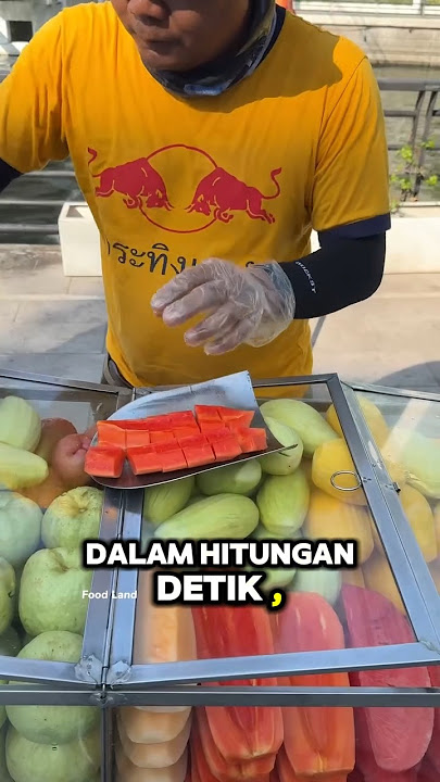 Skil memotong buah keren (sc: @foodland.official23 IG) #short #shortvideo