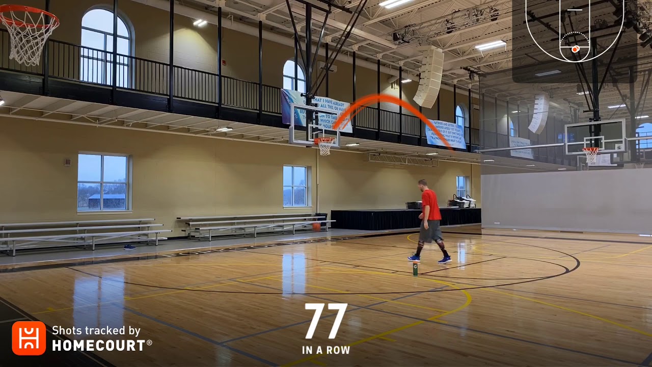 207 Free Throws Made in a Row! HomeCourt App follow me Taylor Grayson Team KY Hoopers YouTube