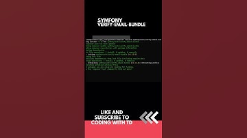 Symfony Command Verify Email Bundle #shorts