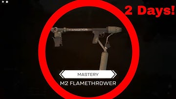 Flamethrower Camo!!! Rolling thunder Roblox