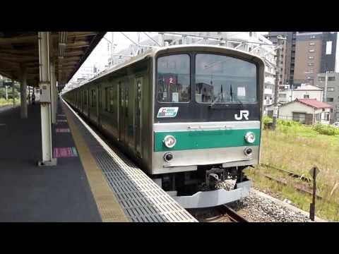2013.06.23 埼京線205系電車、板橋駅発車