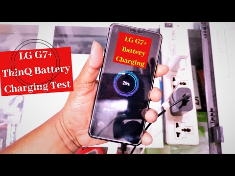 LG G7+ ThinQ battery quick charging test | LG G7 ThinQ charging Review | LG G7 wireless charging |