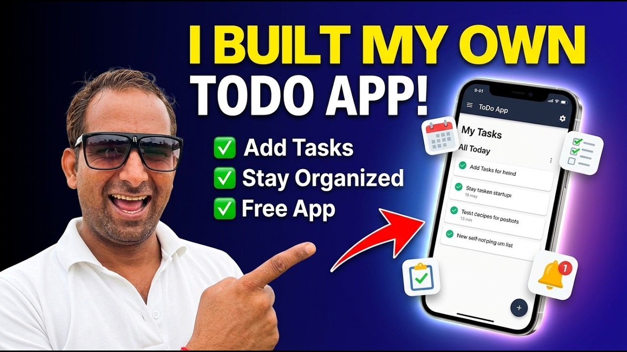 I Built My Own ToDo App! Honest Review & Demo 🚀 #sanjeevdagar #app #todos