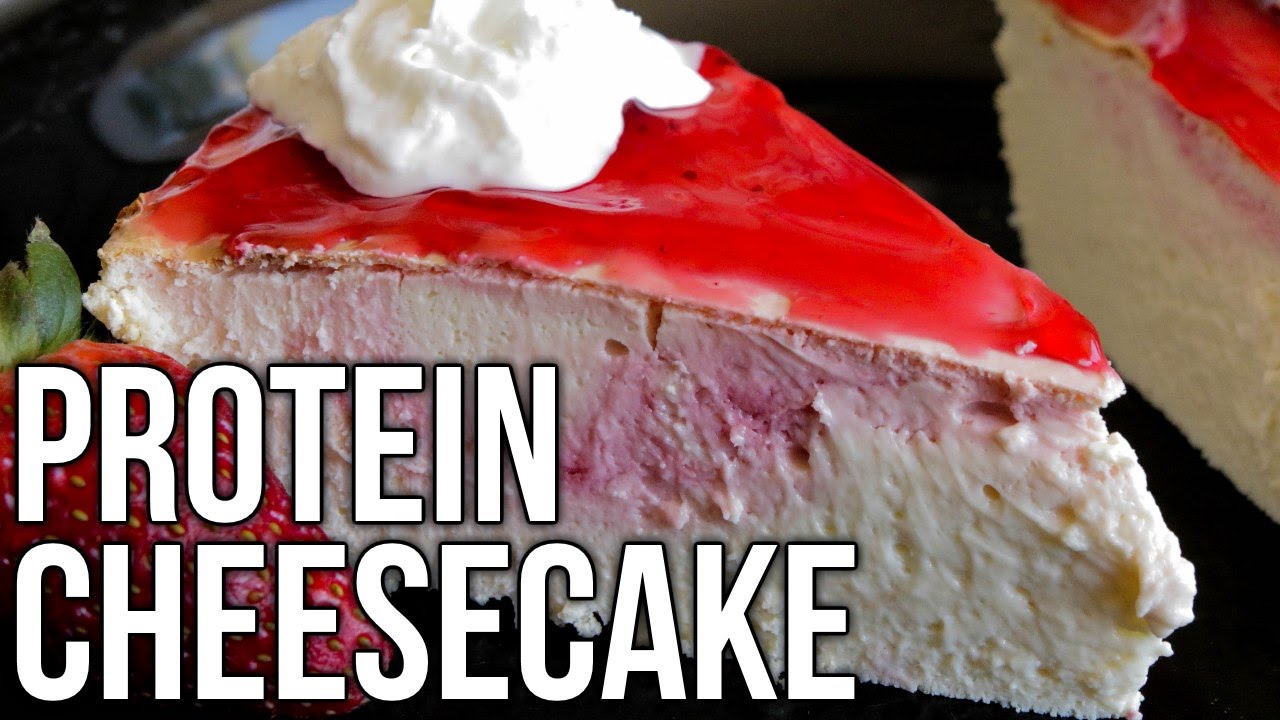 Bodybuilding Protein Cheesecake 23g Protein Per Slice Youtube