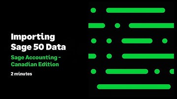Sage Accounting - Migration from Sage 50 - Importing Sage 50 Data (Canada)
