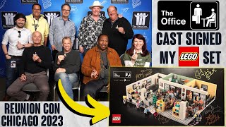 THE OFFICE Cast Signed My LEGO SET! (The Reunion Con, Chicago 2023 VLOG)