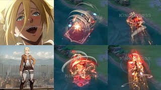 PREVIEW HIỆU ỨNG SKIN QI X ANNIE LEONHART | AOV X AOT